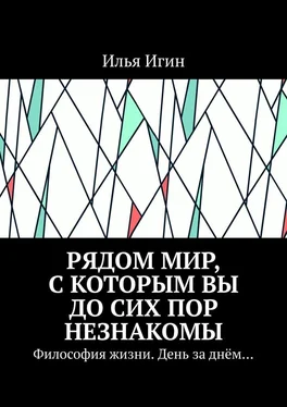 Илья Игин Рядом Мир, с которым Вы до сих пор незнакомы. Философия жизни. День за днём… обложка книги