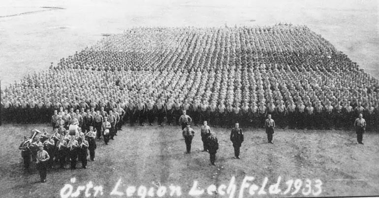 Австрийский легион созданный австрийскими нацистами выступавшими за аншлюс с - фото 13