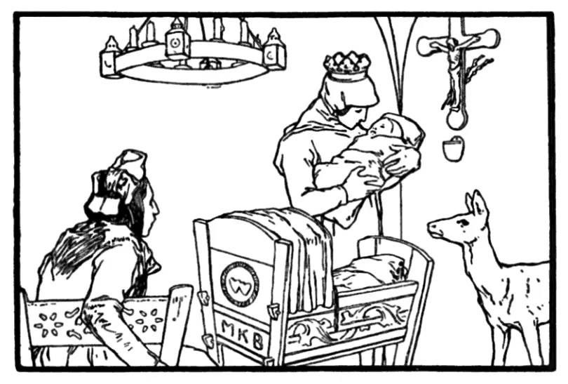 But at midnight when all slept the nurse who was sitting in the nursery by - фото 24