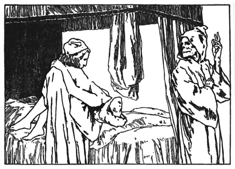 He therefore took up the sick man and laid him the other way so that now - фото 89