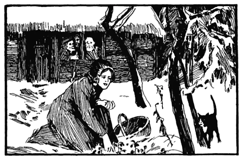 The girl however did as the little men had bidden her swept away the snow - фото 27