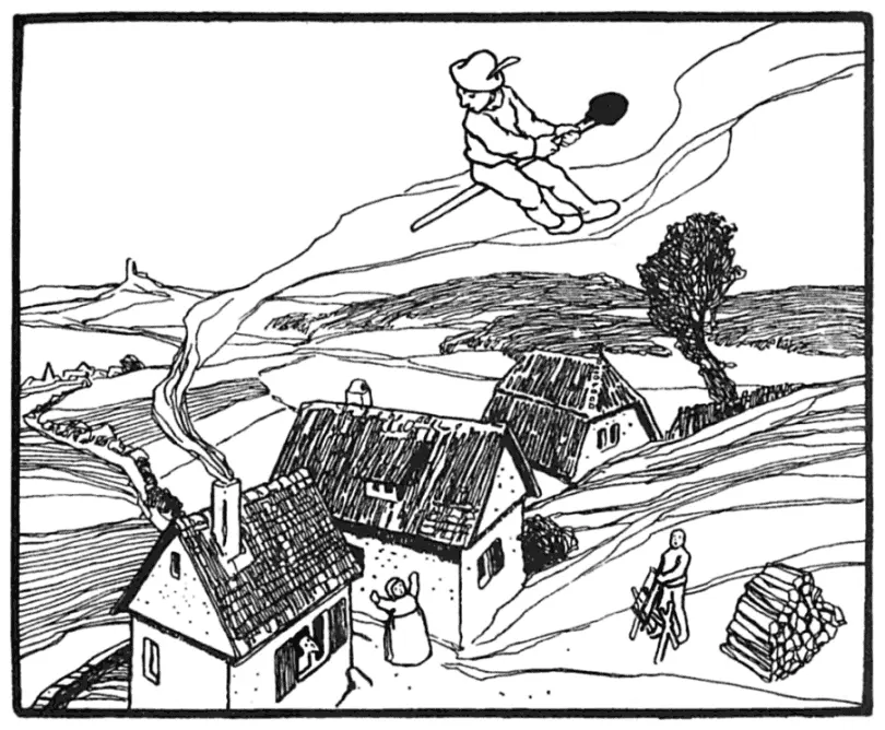 Now the little tailor was outside in the wide world and he travelled about - фото 91