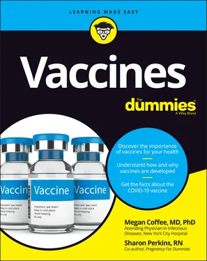 Sharon Perkins Vaccines For Dummies обложка книги
