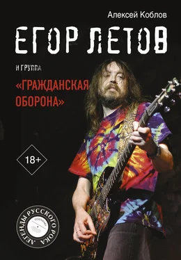 Алексей Коблов Егор Летов и группа «Гражданская оборона» обложка книги