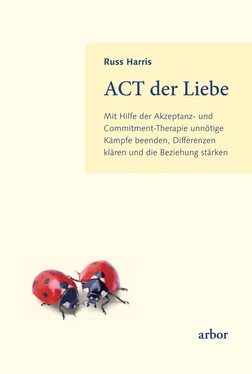 Russ Harris ACT der Liebe обложка книги