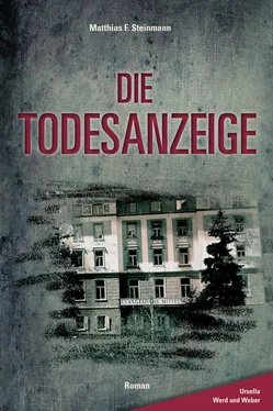 Matthias F. Steinmann Die Todesanzeige обложка книги