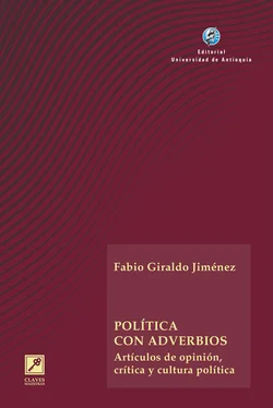 Fabio Giraldo Jiménez Política con adverbios обложка книги