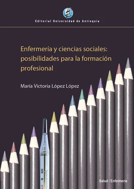 María Victoria López López Enfermería y ciencias sociales: posibilidades para la formación profesional обложка книги