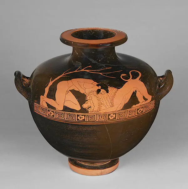 Herakles war ein beliebtes Thema in der griechischen Vasenmalerei Auf diesem - фото 7