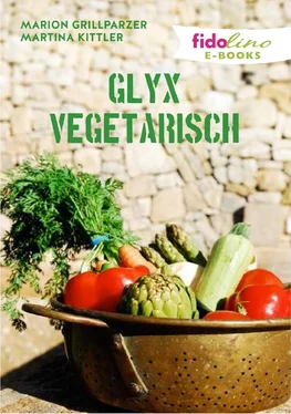 Marion Grillparzer GLYX Vegetarisch обложка книги