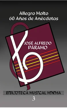 José Alfredo Páramo Allegro Molto. 60 Años de Anécdotas обложка книги