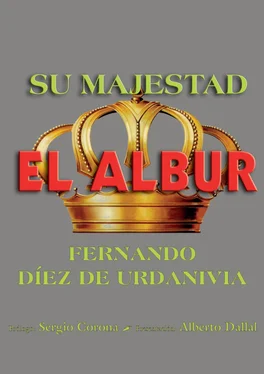 Fernando Díez de Urdanivia Su majestad el albur обложка книги