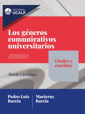 Pedro Luis Barcia Los géneros comunicativos universitarios: orales y escritos обложка книги
