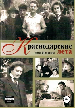 Олег Виговский Краснодарские лета обложка книги