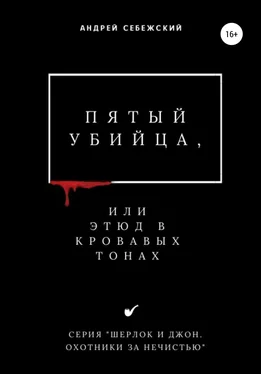 Андрей Себежский Пятый убийца, или Этюд в кровавых тонах обложка книги