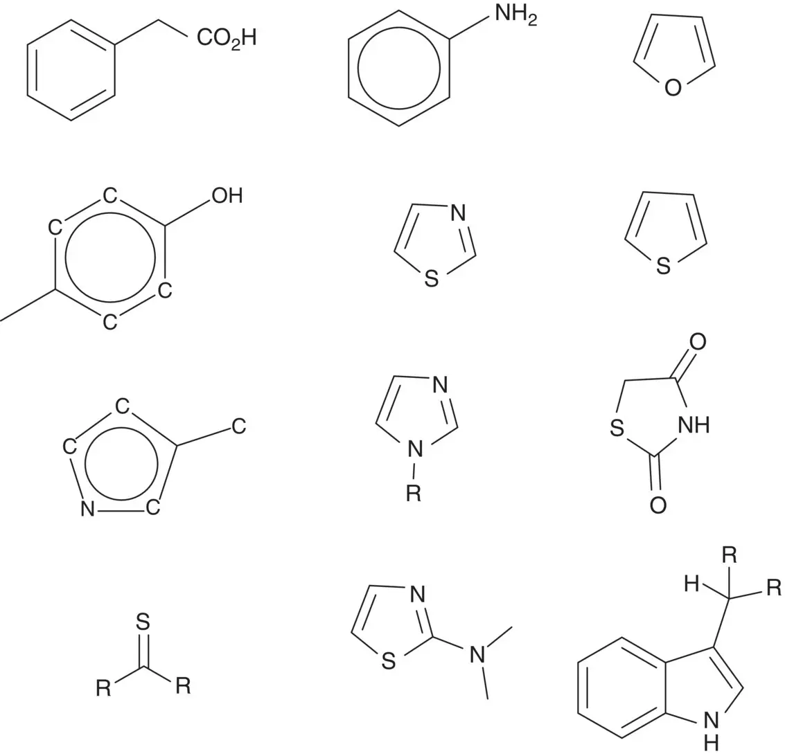 Figure 23 Some typical structure alerts for formation of reactive metabolites - фото 7
