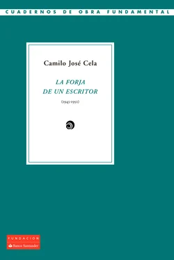 Camilo José Cela La forja de un escritor (1943-1952)) обложка книги