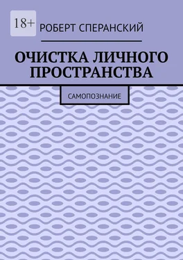 Роберт Сперанский Очистка личного пространства. Самопознание обложка книги