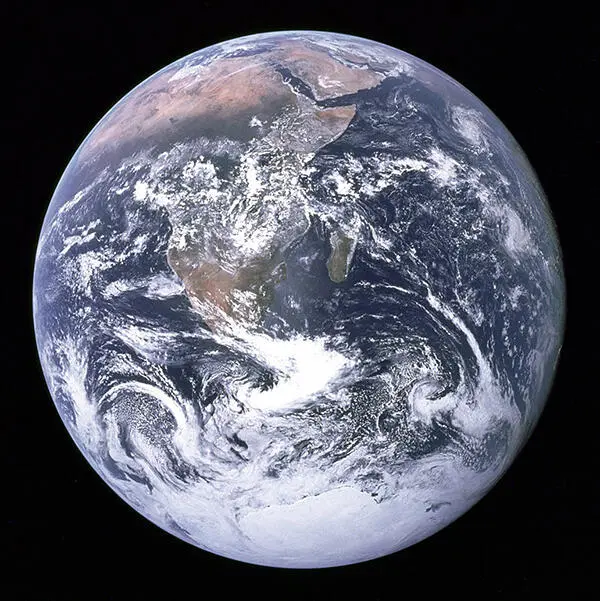 Der Blaue Planet am 7 Dezember 1972 von der Apollo17Weltraummission aus - фото 2