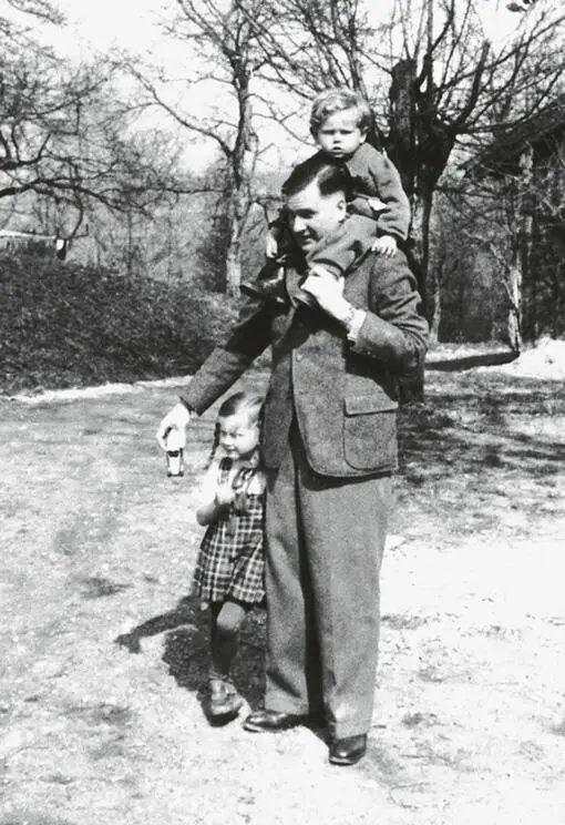 Baldur von Schirach mit Tochter Angelika Benedikta und Sohn Klaus in Urfeld am - фото 1