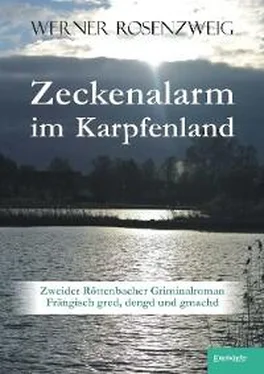 Werner Rosenzweig Zeckenalarm im Karpfenland обложка книги