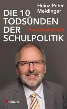 Heinz-Peter Meidinger Die 10 Todsünden der Schulpolitik обложка книги