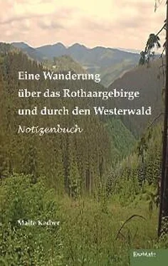 Malte Kerber Eine Wanderung über das Rothaargebirge und durch den Westerwald обложка книги