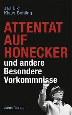 Jan Eik Attentat auf Honecker und andere Besondere Vorkommnisse обложка книги