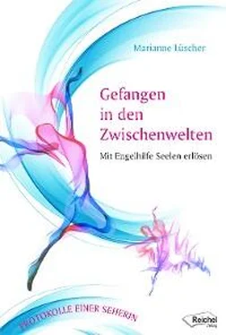 Marianne Lüscher Gefangen in den Zwischenwelten обложка книги
