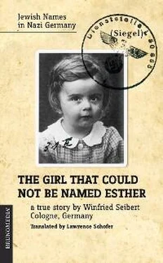 Winfried Seibert The girl that could not be named Esther обложка книги