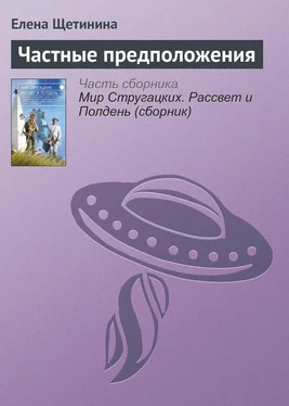 Елена Щетинина Частные предположения обложка книги