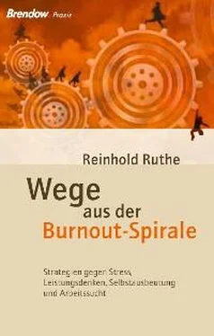 Reinhold Ruthe Wege aus der Burnout-Spirale обложка книги