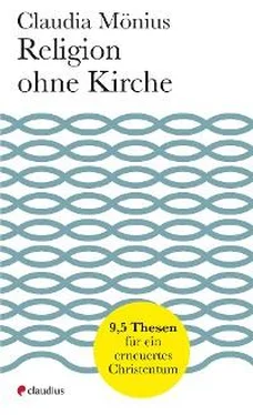 Claudia Mönius Religion ohne Kirche обложка книги