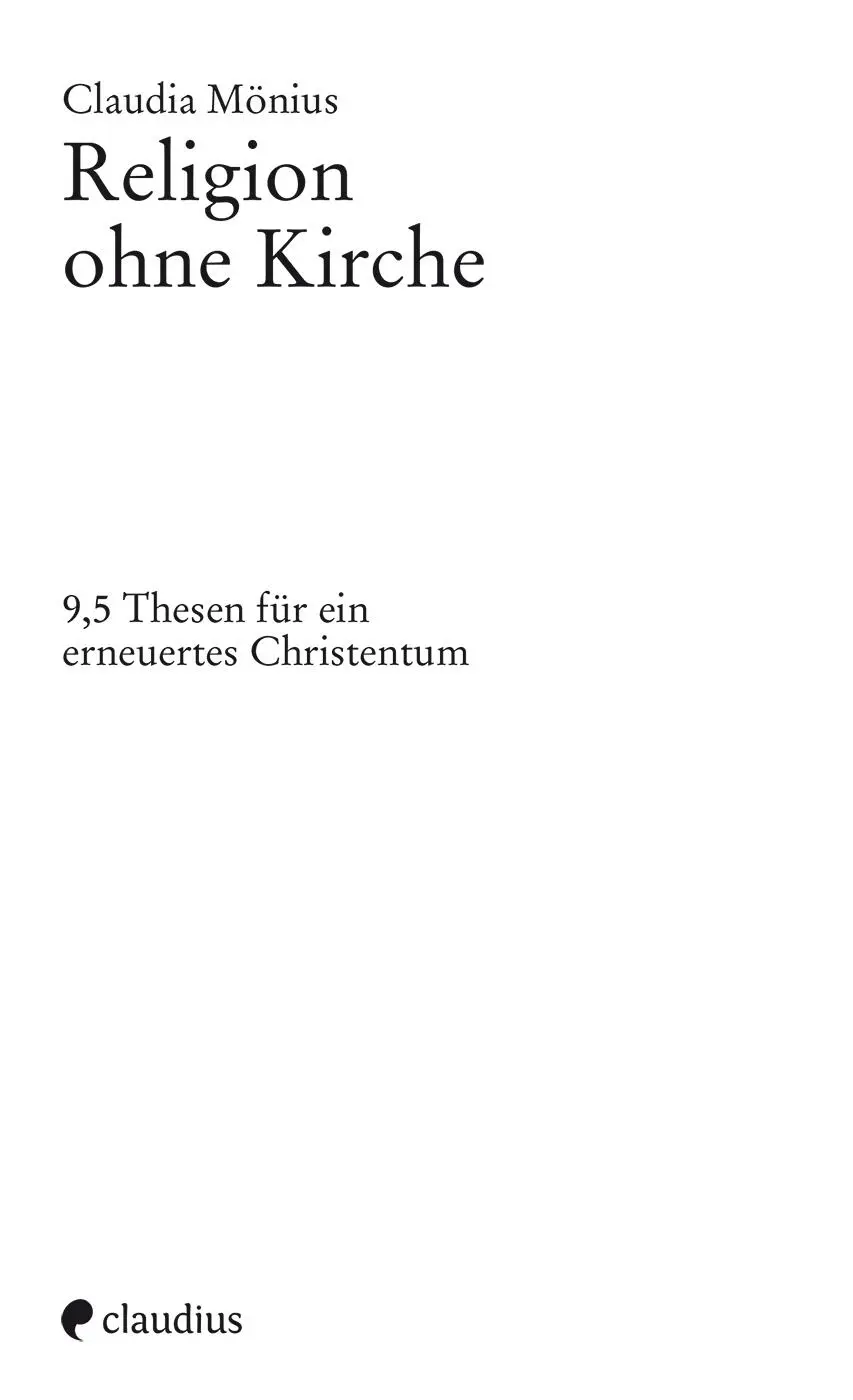 Für Thomas Copyright Claudius Verlag München 2020 wwwclaudiusde Alle - фото 1