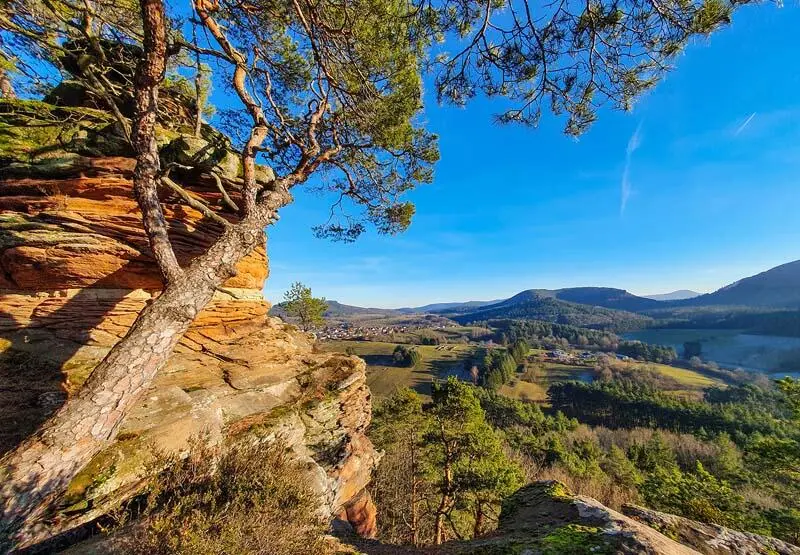 Vom Sprinzelfelsen hat man eine tolle Aussicht Ein echter Geheimtipp ist ganz - фото 54