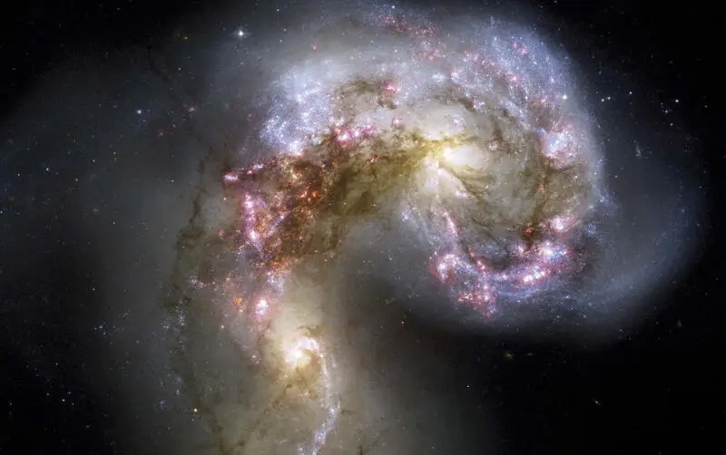 Die AntennenGalaxie Unsere Sonne Aber die sichtbaren Sterne bilden - фото 9