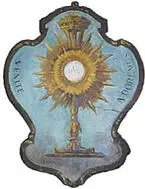 Andachtstafel mit dem Wappen der Brüder des Allerheiligsten Sakraments 1889 - фото 8
