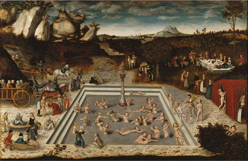 Lucas Cranach Der Jungbrunnen 1546 Der Mensch der einen Schluck aus dem - фото 11