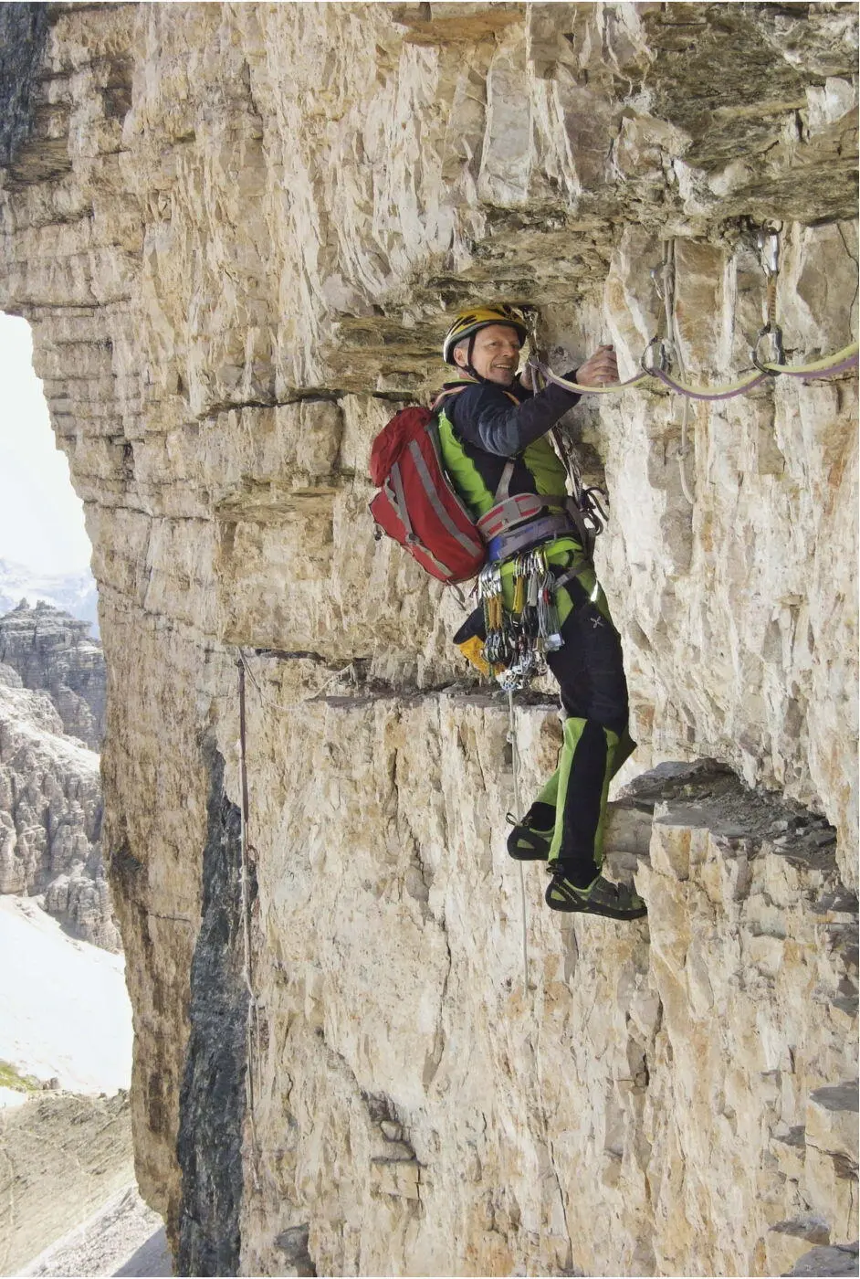 In der Nordwand der Westlichen Zinne Engelbert Guggenberger In der Vertikale - фото 1