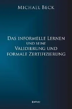 Michael Beck Das informelle Lernen und seine Validierung und formale Zertifizierung обложка книги