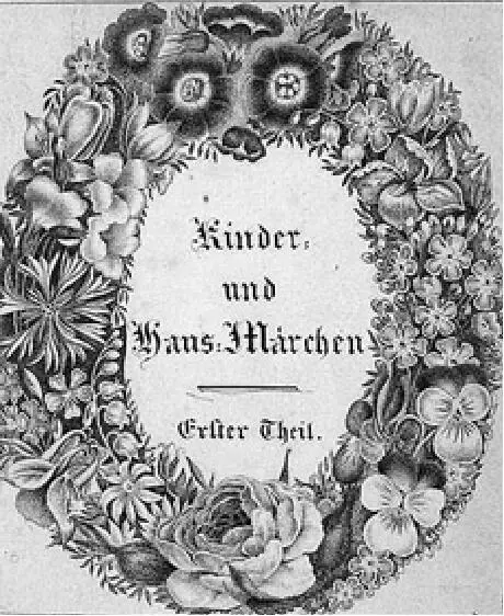 Illustriertes Titelblatt des ersten Bandes der Kinder und Hausmärchen der - фото 3