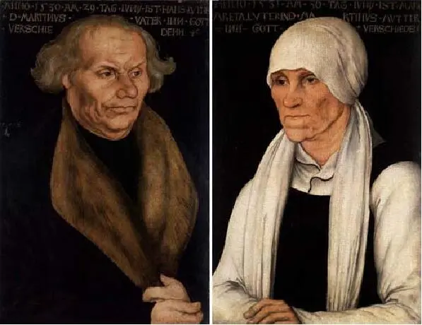 Die Eltern Hans und Margarethe Luther Lucas Cranach der Ältere gemeinfrei - фото 1