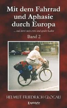 Helmut Friedrich Glogau Mit dem Fahrrad und Aphasie durch Europa. Band 2 обложка книги