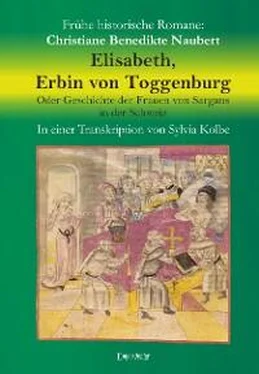 Christiane Benedikte Naubert Elisabeth, Erbin von Toggenburg. Oder Geschichte der Frauen von Sargans in der Schweiz обложка книги