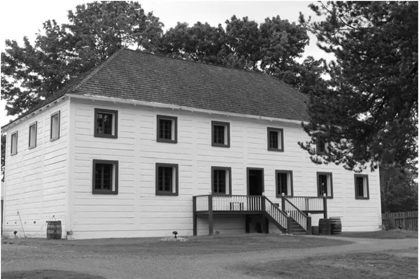 Haupthaus von Fort Langley in dem die Proklamation von der Gründung von BC - фото 3