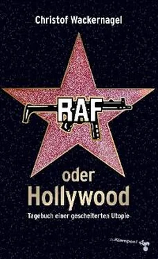 Christof Wackernagel RAF oder Hollywood обложка книги