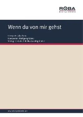 Wolfgang Kähne Wenn du von mir gehst обложка книги