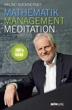 Bruno Buchberger Mathematik – Management – Meditation обложка книги