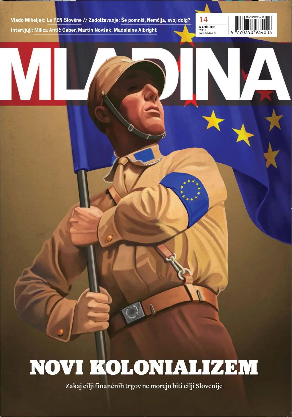 Neuer EUKolonialismus Titelbild des unabhängigen slowenischen - фото 16