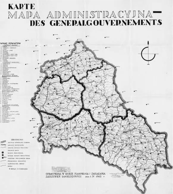 Das Land in dem der Tod haust 5 Distrikte wurden zum Generalgouvernement - фото 28